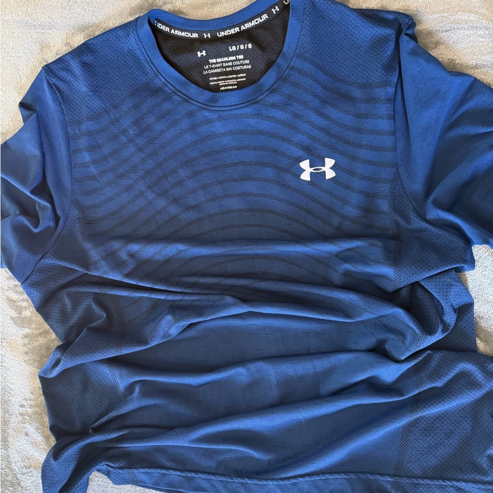 Under Armour Blue Short Sleeve Performance Tee